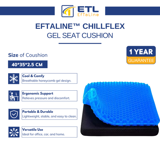 Eftaline™ ChillFlex Gel Seat Cushion