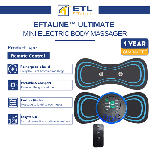 Eftaline™ Ultimate Mini Electric Body Massager