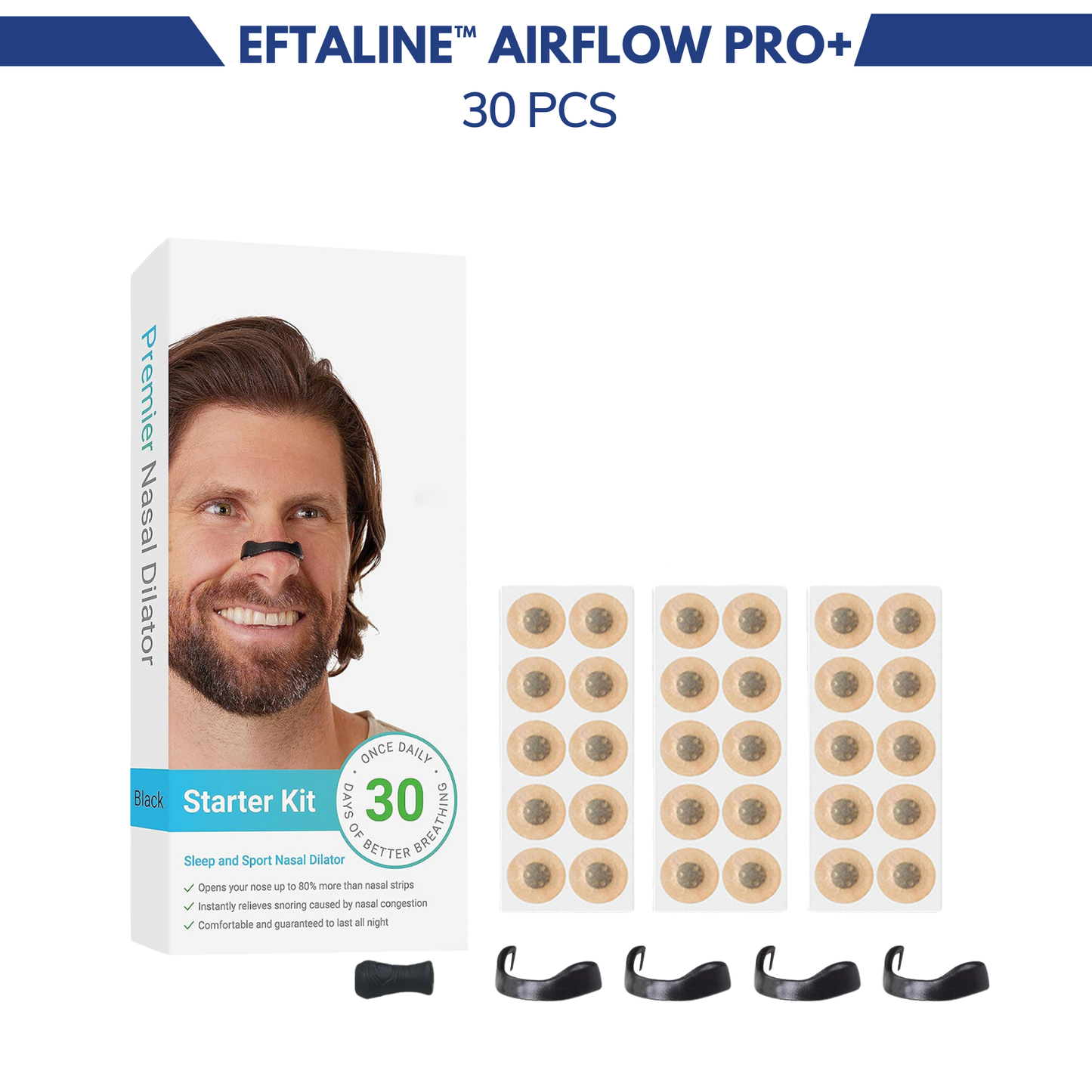 Eftaline™ AirFlow Pro+ Nasal Dilator Kit