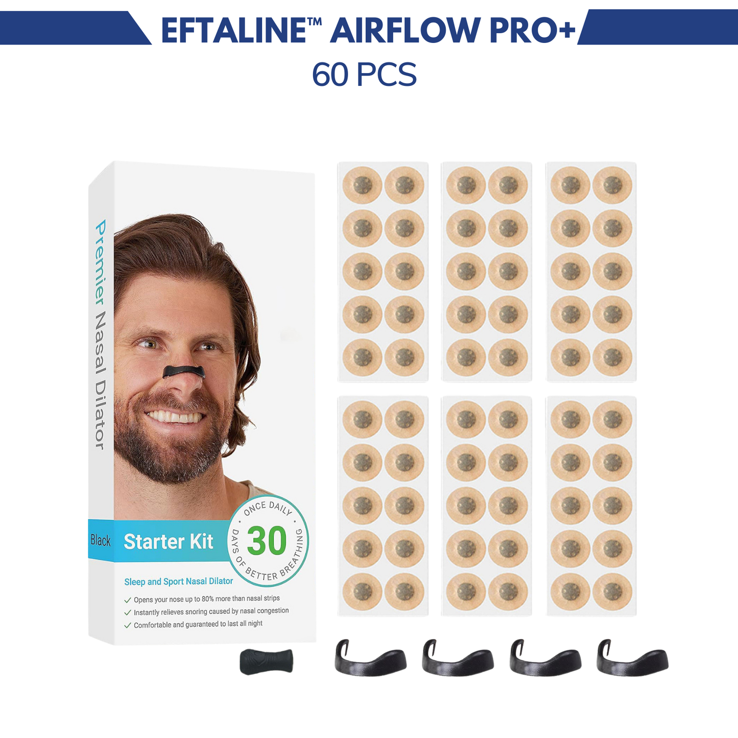 Eftaline™ AirFlow Pro+ Nasal Dilator Kit